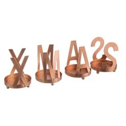 Porta Candele XMAS In Rame