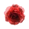 Rosa Con Clip 14cm Rossa