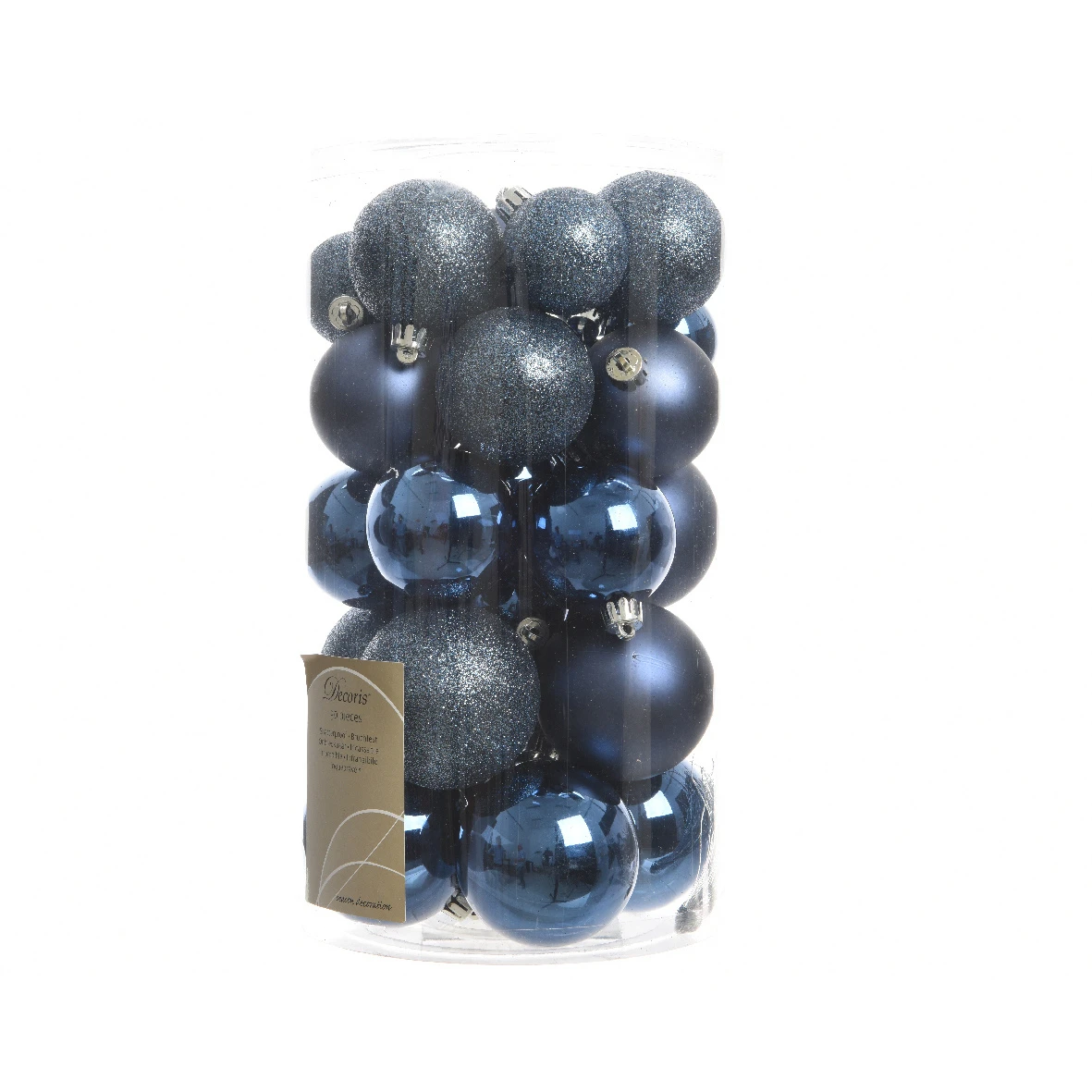 30 Palline In Plastica Blu Notte 1 30 Palline In Plastica Blu Notte