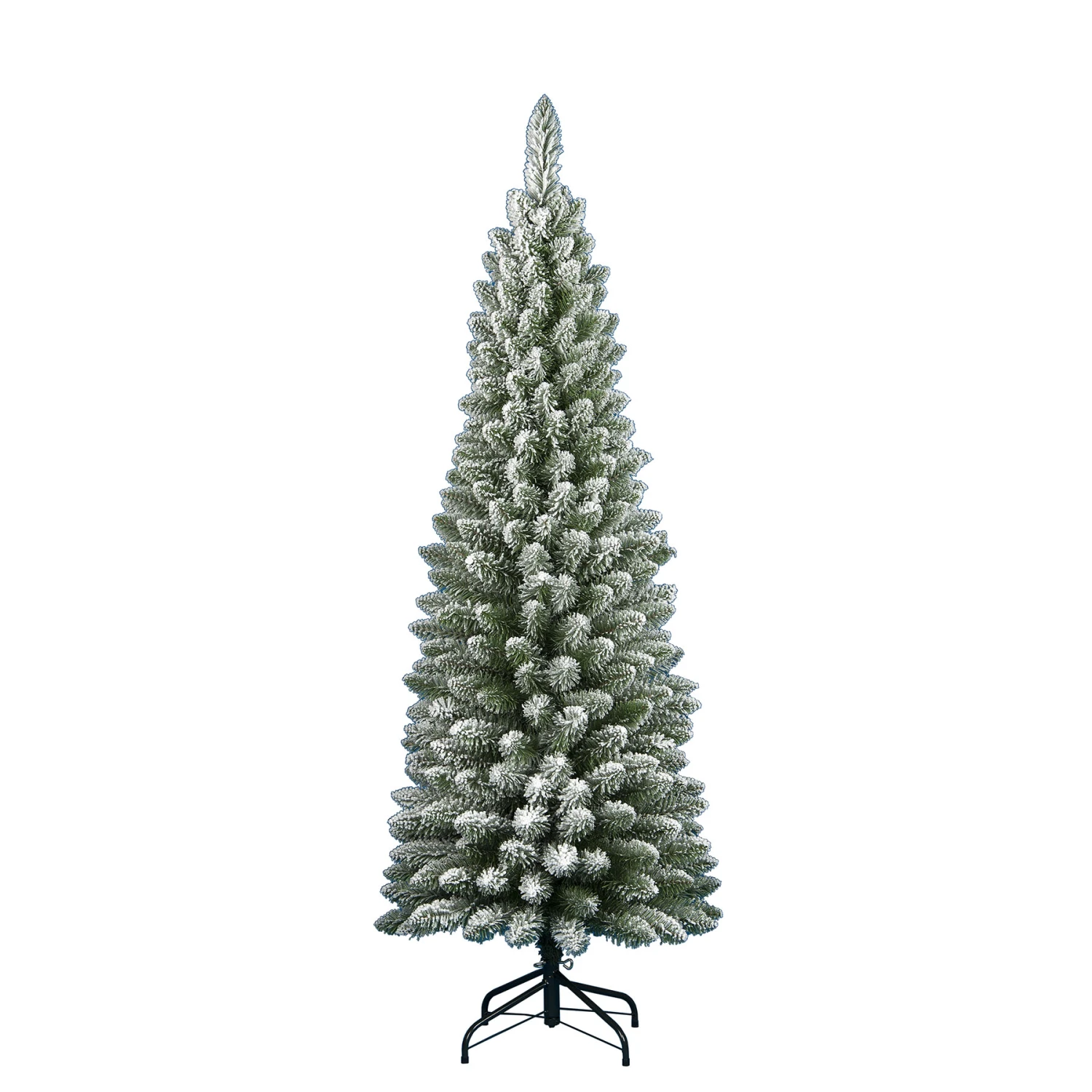 Flora Albero Di Natale Slim Innevato Silvestre 180 Cm - 326 Rami 1 Flora Albero Di Natale Slim Innevato Silvestre 180 Cm - 326 Rami