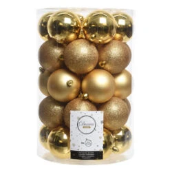 34 Palline Oro - Decoro Natalizio