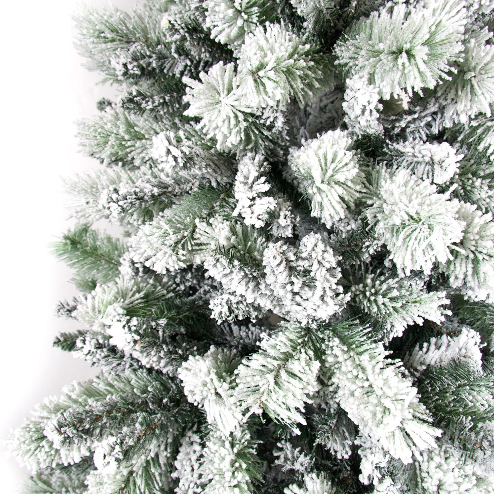Flora Albero Di Natale Innevato Breeze 180 Cm - 765 Rami 2 Flora Albero Di Natale Innevato Breeze 180 Cm - 765 Rami - immagine 2