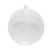 Pallina Natalizia 150mm Apribile Trasparente
