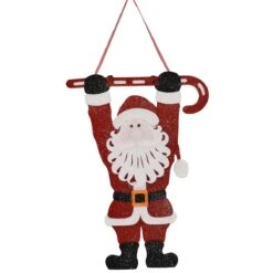 Addobbo Natalizio Babbo Natale 90cm