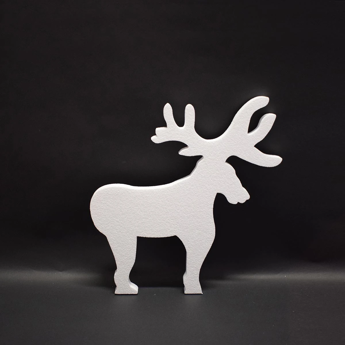 Renna In Polistirolo 50 X 54 Cm 1 Renna In Polistirolo 50 X 54 Cm