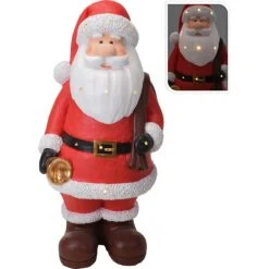 Babbo Natale Con Luci LED 110 Cm