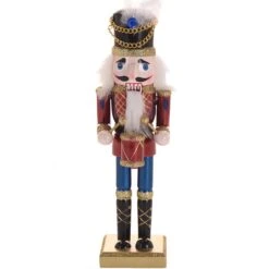 Soldatino Schiaccianoci In Legno 25 Cm -Negozio Di Decorazioni Natalizie 0032893 soldatino schiaccianoci in legno 25 cm