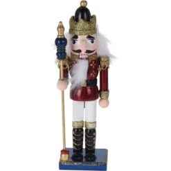 Soldatino Schiaccianoci In Legno 18 Cm -Negozio Di Decorazioni Natalizie 0032913 soldatino schiaccianoci in legno 18 cm