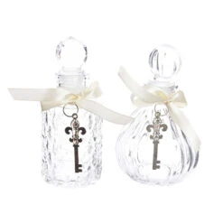 Bottiglietta Vetro Con Chiave