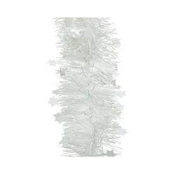 Filo Decorativo Natalizio Con Stelline 270cm Bianco