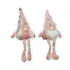 Gnomo Di Natale 43cm Rosa