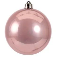 4 Palline Natalizie 100mm Infrangibili Rosa Cipria -Negozio Di Decorazioni Natalizie 0057119 4 palline natalizie 100mm infrangibili rosa cipria
