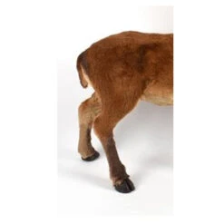 Cervo Con Pelliccia 67cm -Negozio Di Decorazioni Natalizie 0058170 cervo con pelliccia 67cm