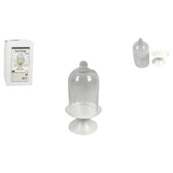 Alzata Con Campana Vetro 22cm