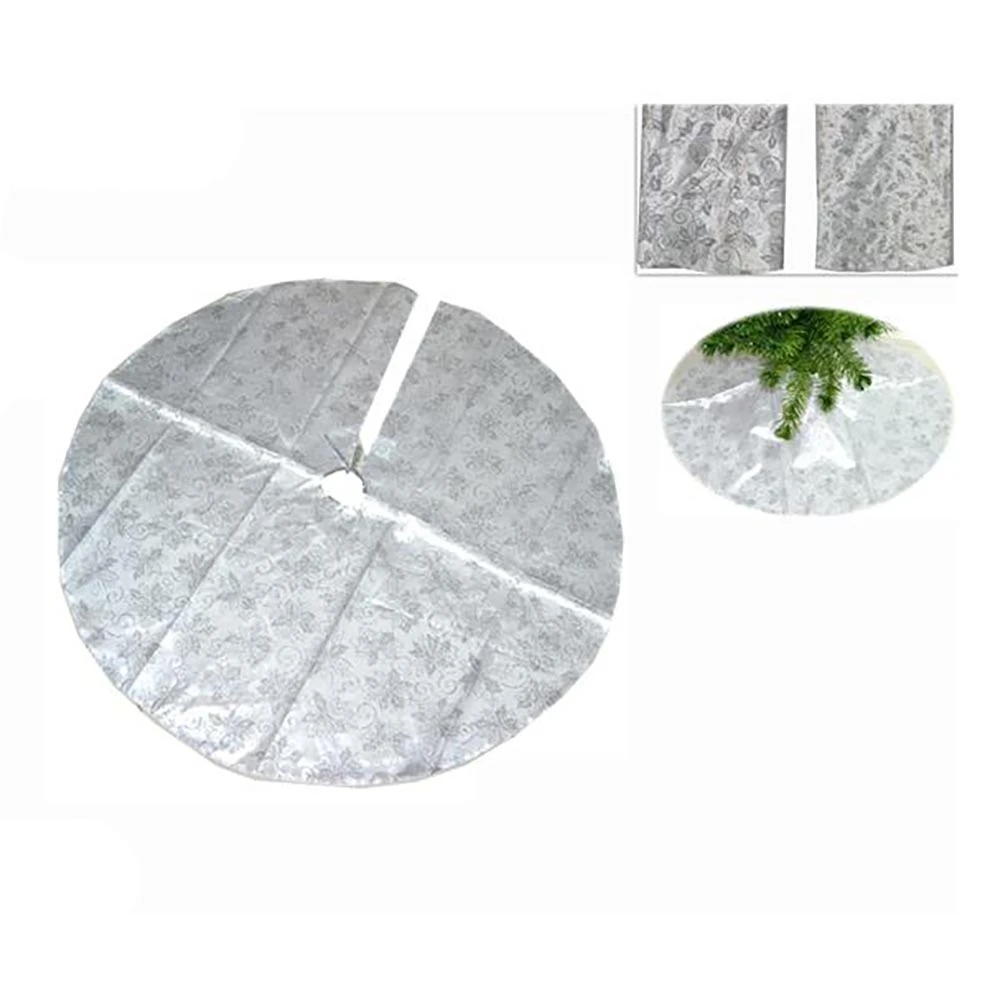 Copri Base Albero Di Natale Con Decorazioni 120cm Bianco 1 Copri Base Albero Di Natale Con Decorazioni 120cm Bianco