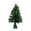 Albero Di Natale Con Fibre Ottiche 80 Cm