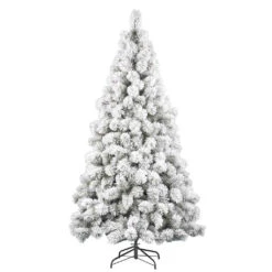 Flora Albero Di Natale Innevato Des Alpes 210 Cm - 468 Rami