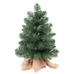 Flora Mini Albero Di Natale Con Base Foderata In Juta 45 Cm