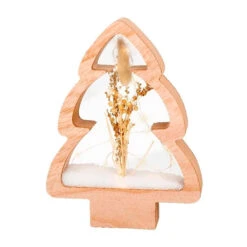 Kaemingk Albero In Legno Con LED 28 Cm