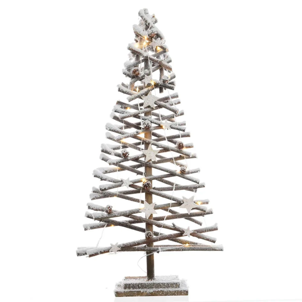 Kaemingk Albero In Rattan Con Led 80 Cm 1 Kaemingk Albero In Rattan Con Led 80 Cm