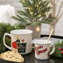 Villa D'Este Tazza Mug Da Natale Miss XMas, 350ml -Negozio Di Decorazioni Natalizie 0097968 villa deste tazza mug da natale miss xmas 350ml