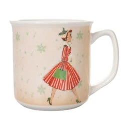 Villa D'Este Tazza Mug Da Natale Miss XMas, 350ml -Negozio Di Decorazioni Natalizie 0097972 villa deste tazza mug da natale miss xmas 350ml