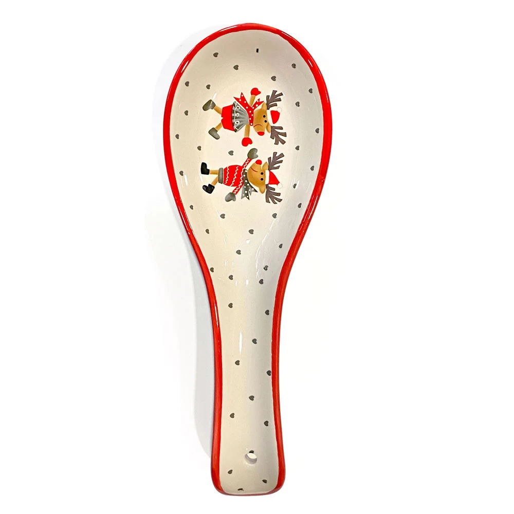 Villa D'Este Poggia Mestolo Natalizio In Ceramica 3 Villa D'Este Poggia Mestolo Natalizio In Ceramica - immagine 3