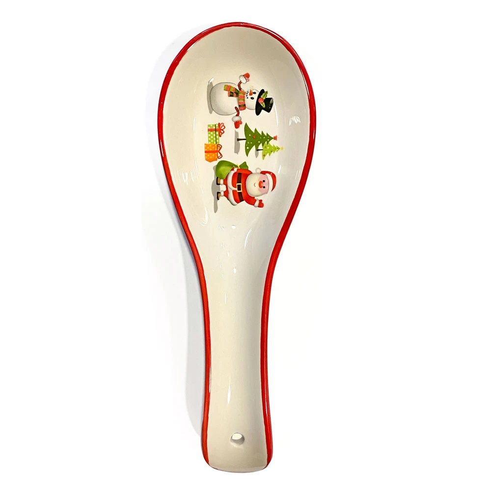 Villa D'Este Poggia Mestolo Natalizio In Ceramica 4 Villa D'Este Poggia Mestolo Natalizio In Ceramica - immagine 4